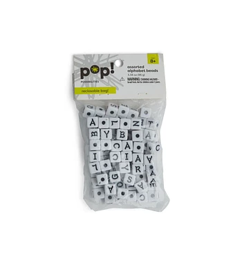 12mm Alphabet Cube Beads by POP!