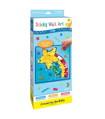 Faber-Castell 13" Sensory Craft Star Sticky Wall Art