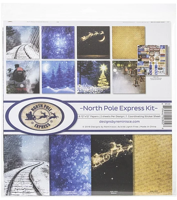 Reminisce Collection Kit 12''X12'' North Pole Express