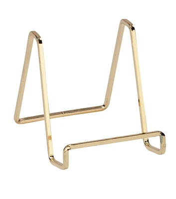 TRIPAR 4" Brass Plated Square Wire Stand