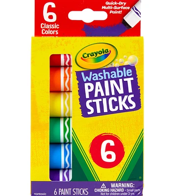 Crayola 6ct Washable Paint Sticks