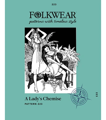 Folkwear 223 Size S to 3XL A Lady's Chemise Sewing Pattern