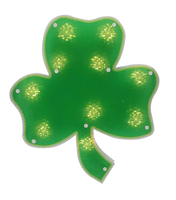 Northlight 14" St. Patrick's Day Pre Lit Green Irish Shamrock