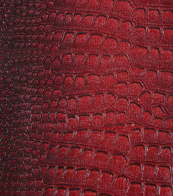 Yaya Han Cosplay Red Large & Small Scales Faux Leather Fabric