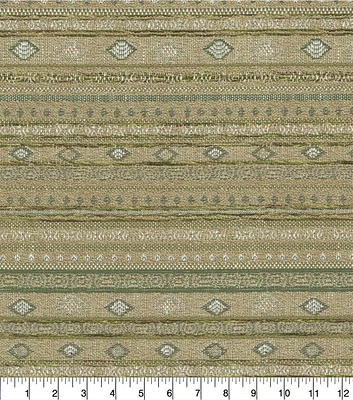 PKL Studio Sage Trailhead Stripe Chenille Fabric