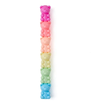 9" Rainbow Stackable Bear Highlighter Pen by Place & Time