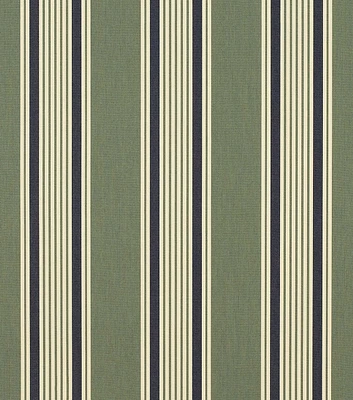 Sunbrella Premium Ashford Forest Awning Stripe Outdoor Fabric