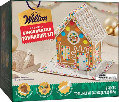 Wilton 6pc ChristmasTownhouse Gingerbread House Kit