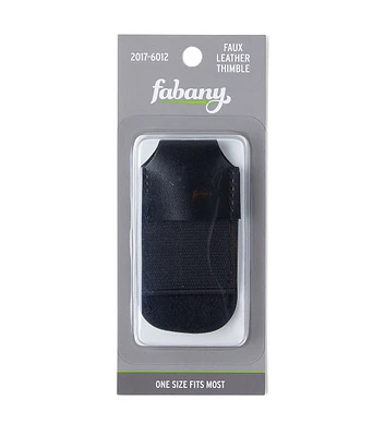 1ct Black Leather Thimble by Fabany