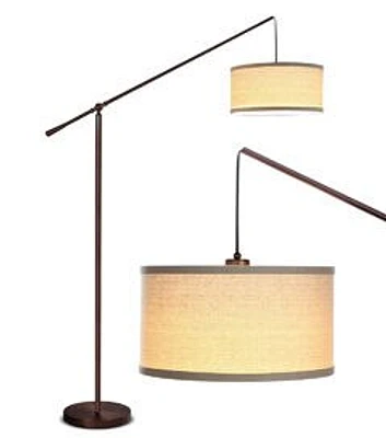 Brightech Hudson LED Floor Lamp - Bronze