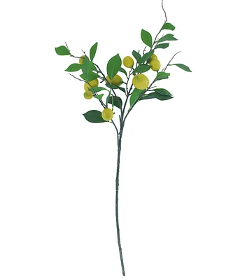 35.5" Yellow Lemon Stem by Bloom Room