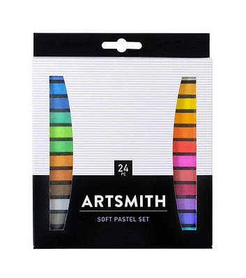 24pk Rainbow Soft Pastels by Artsmith