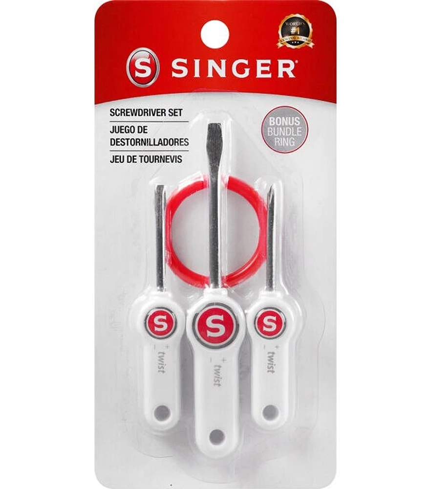 SINGER Screwdriver Set 3ct