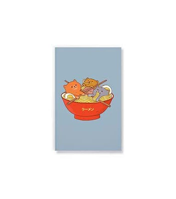 Denik 144 Sheet Ramen & Cats Layflat Notebook