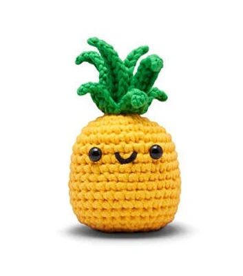 The Woobles 4" Pineapple Crochet Kit