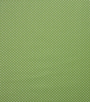 Pin Dots on Celery Green Quilt Cotton Fabric by Quilter's Showcase