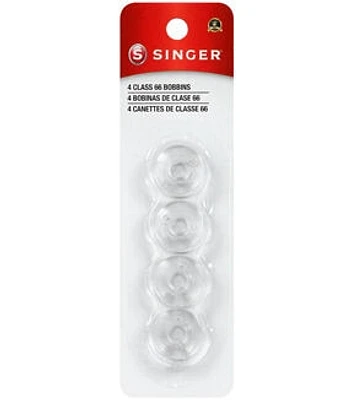 SINGER Class 66 Plastic Bobbins 4ct