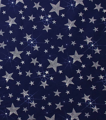 Stars with Bright Shine Patriotic Cotton Fabric