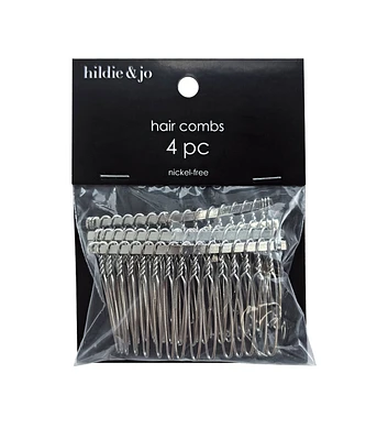 4ct Small Silver Hair Comb by hildie & jo