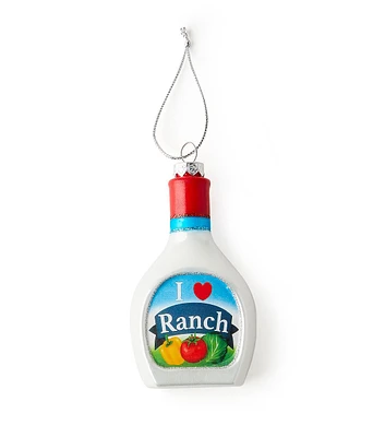 5" Christmas Ranch Bottle Glass Ornament by Place & Time