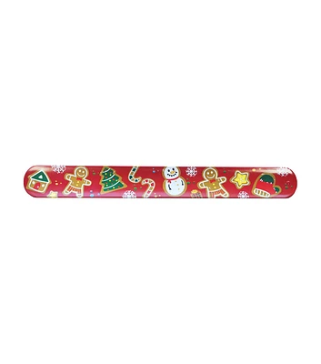 8" Christmas Icons Slap Bracelet Slap Bracelet