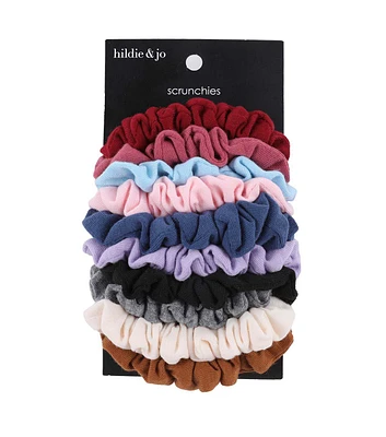 10ct Multicolor Mini Scrunchies by hildie & jo