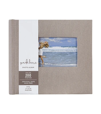 10" x 9" Taupe Glitter Photo Album by Park Lane