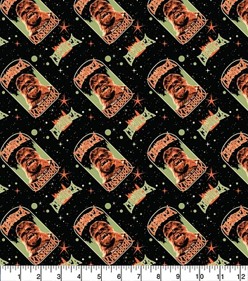 Star Wars Chewbacca In Space Cotton Fabric