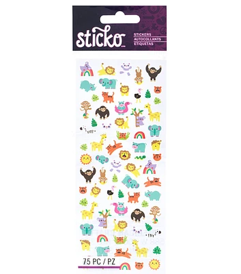 Sticko Jungle Animals Tiny Stickers