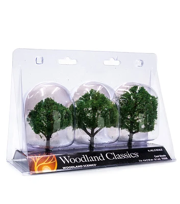 Woodland Scenics 3" to 4" Cool Shade Trees 3ct