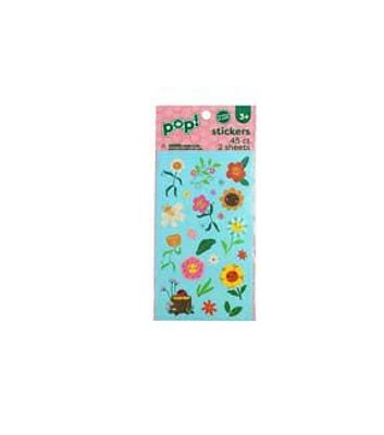 2 Sheet Flower Scratch & Sniff Sticker Book by POP!