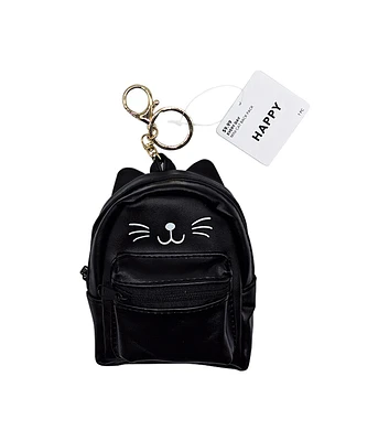 5" Cat Mini Backpack Keychain by Happy