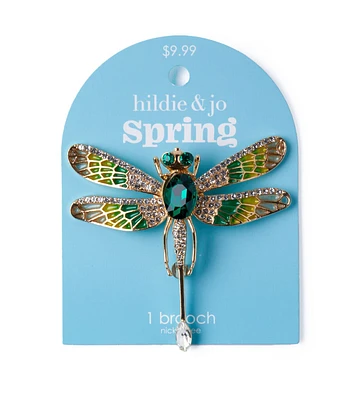 2.5" Spring Dragonfly Brooch by hildie & jo