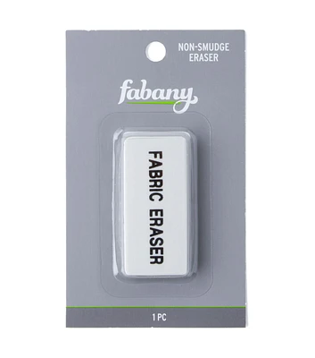 White Fabric Pencil Eraser by Fabany