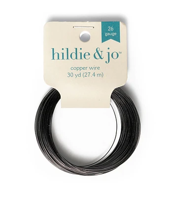 30yds Black Copper Wire by hildie & jo