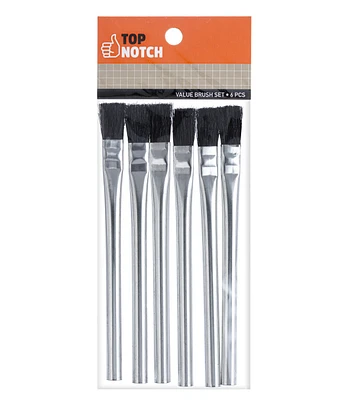 6ct Brush Value Pack by Top Notch