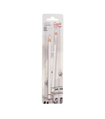 Conte Conté Pastel Pencil Set White 2 Pencil Set