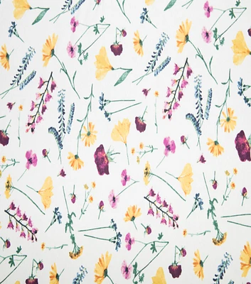 Mixed Floral Super Snuggle Flannel Fabric