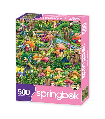 Springbok 500pc Fairytale Mushroom Forest Jigsaw Puzzle