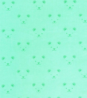 Robert Kaufman Savannah Lions on Mint Nursery Flannel Fabric