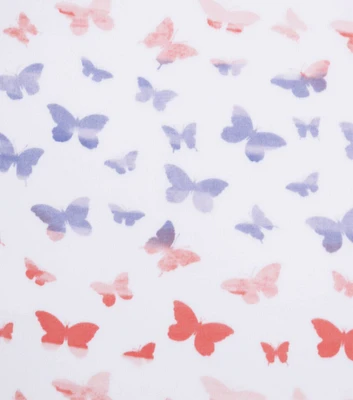 POP! Butterfly Ombre Fashion Lightweight Fleece Fabric