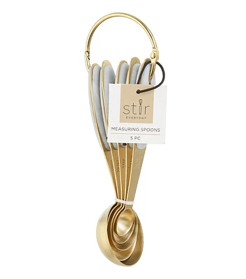 5ct Gold Measuring Spoons by STIR