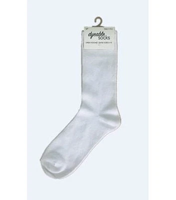 Women's Crew Dyeable Socks