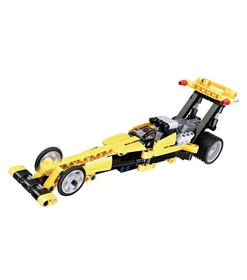 12" Yellow Top Fuel Drag Racing Toy Car