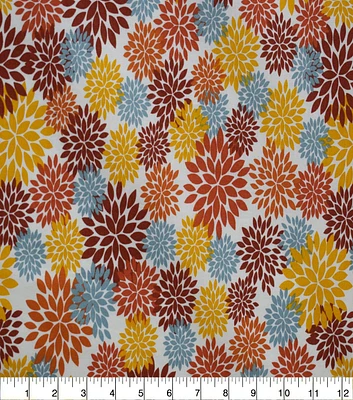 Flower Petals on Cream Quilt Cotton Fabric by Quilter's Showcase