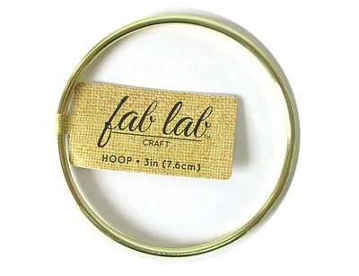 Fab Lab Metal 3" Rings Gold