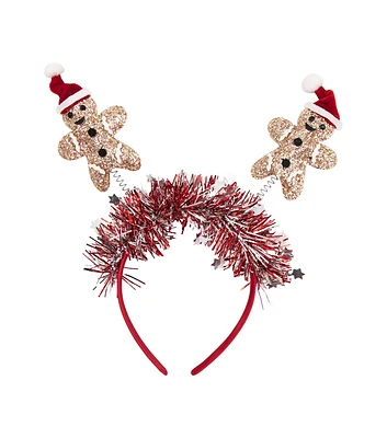 12" Christmas Gingerbread Man Headband by Happy Value