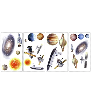 RoomMates Peel & Stick Wall Decals Space Travel