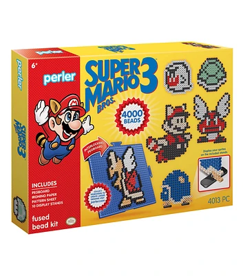 Perler 4013ct Super Mario Bros 3 Deluxe Box Fused Bead Kit