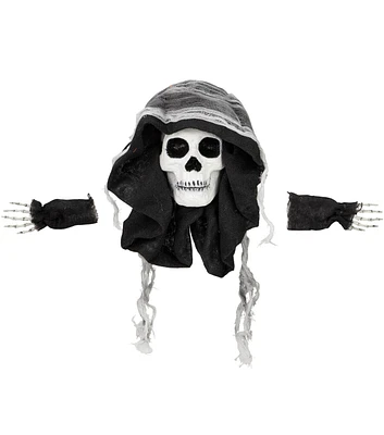 Northlight 10" Spooky Skeleton 3D Halloween Window Decoration